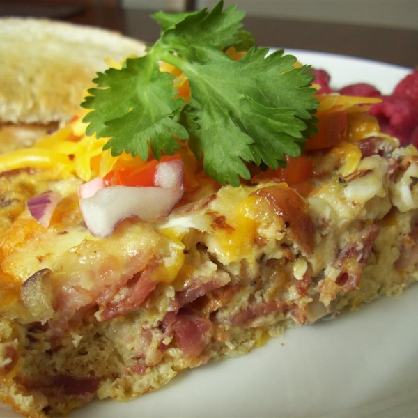 Super Easy Egg Casserole - Skinny Healthy Food