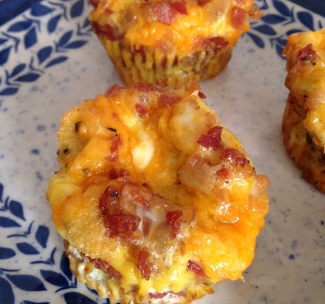 Breakfast Casserole ‘Muffins’ - Skinny Healthy Food