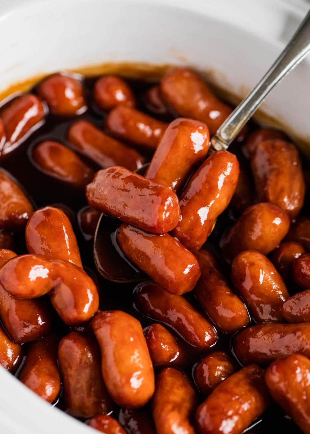 4 Ingredient Crockpot Little Smokies Skinny Healthy Food