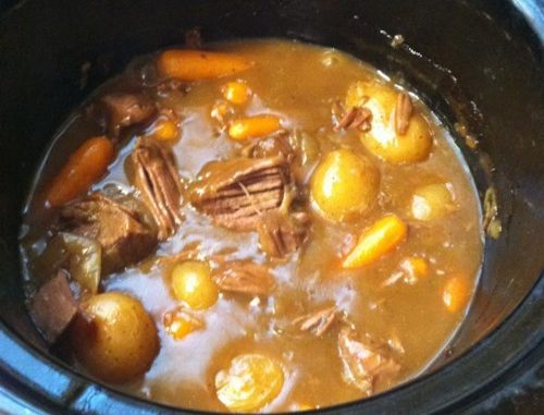 Slow Cooker Venison Roast - Skinny Healthy Food